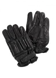 BLACK LEATHER ´DEFENDER´ FINGER