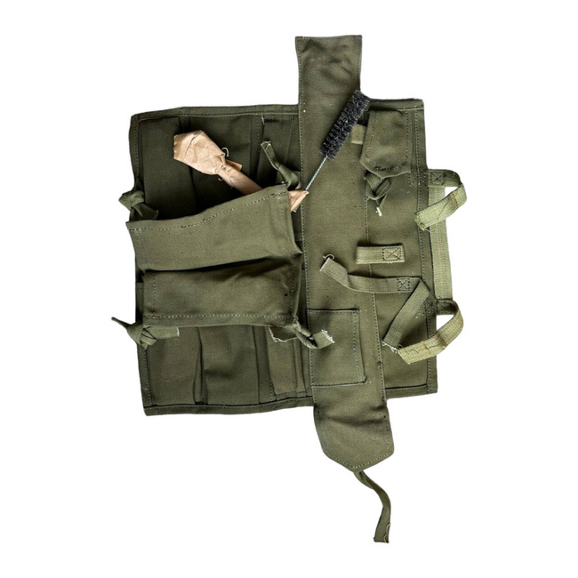 CLEANING AND ADJUSTMENT KIT - MILITARY SURPLUS ROMANIAN ARMY - GREEN OD - IN GOOD CONDITION