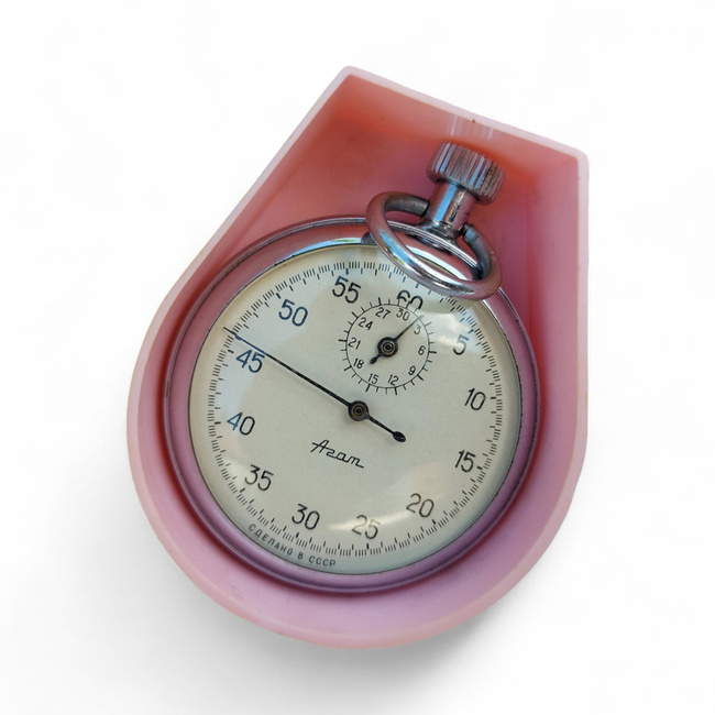 Vintage AGAT Stopwatch - USSR - Romanian Army Military Surplus - In good condition