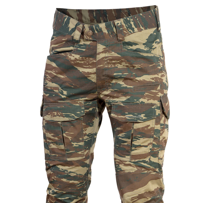 COMBAT PANTS - "LYCOS" - PENTAGON® - GR CAMO - LENGTH 34″
