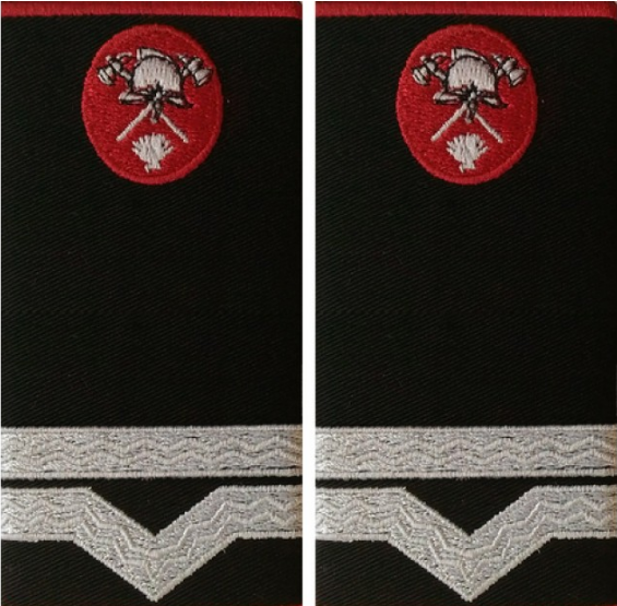 Grade Military Master Class 4 firefighters IGSU