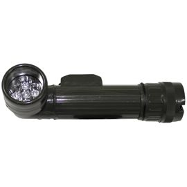 US Angle Head Flashlight, 5 LED, big, OD green