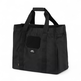 FIELD TOTE BAG - 55L - CORDURA 500D - DETACHABLE SHOULDER STRAP - INTERIOR ORGANIZER - HISTORICAL PRINT - BLACK - HELIKON-TEX