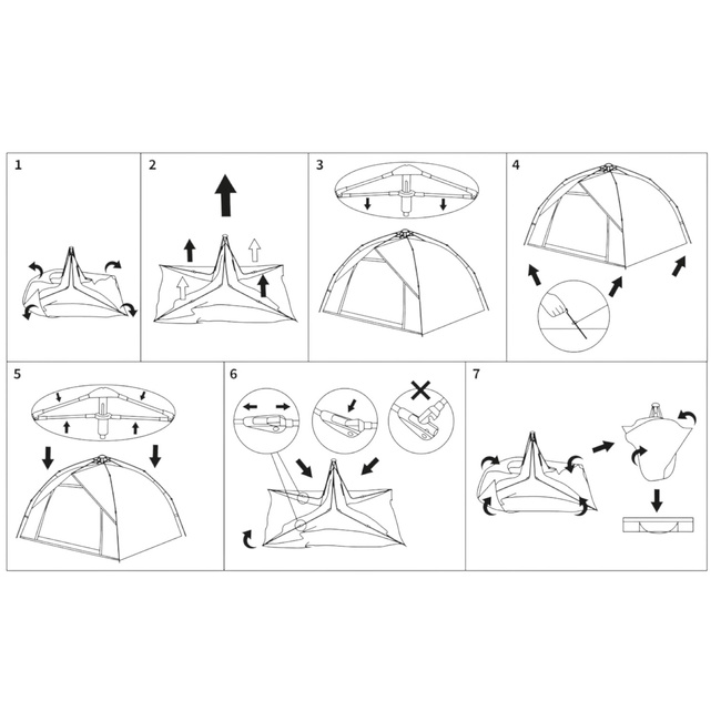 Tent - Quick Up Monodom - 3 Persons - Olive Green - MFH