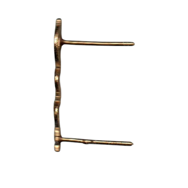 PAIR OF RANK INSIGNIA - MEDICAL/HEALTH - ROMANIAN ARMY MILITARY SURPLUS - GOLDEN - IN GOOD CONDITION