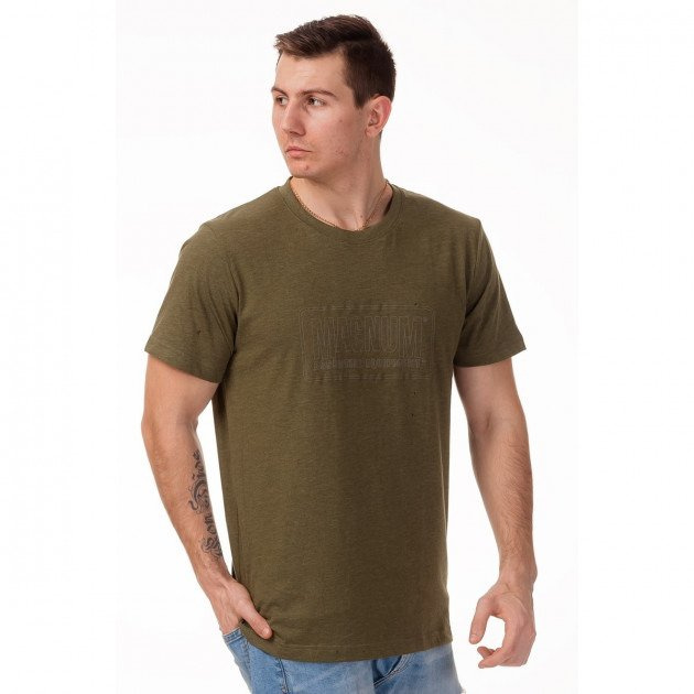 MAGNUM ESSENTIAL T-SHIRT OLIVE GREY MELANGE