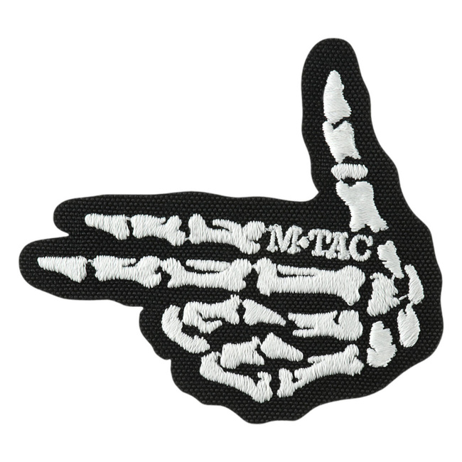 SKELETON SHOOTER PATCH (EMBROIDERED) - BLACK - M-TAC