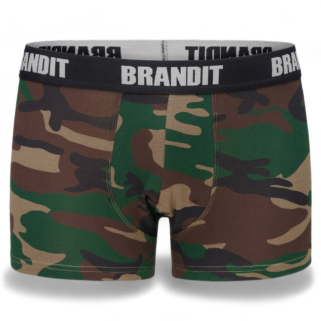 LOGO BOXERS - WOODLAND/DARKCAMO - BRANDIT (2/PACK)