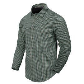 COVERT CONCEALED CARRY SHIRT - SAVAGE GREEN CHECKERED - HELIKON