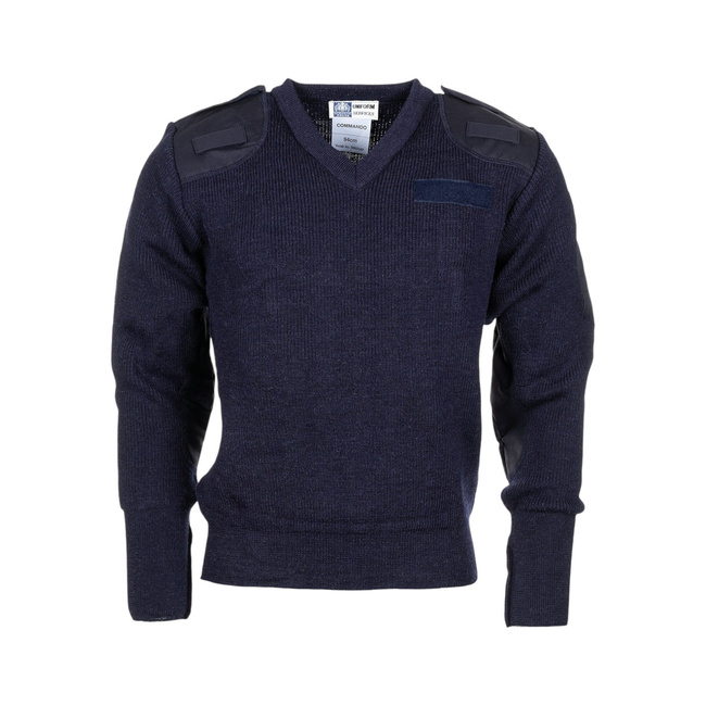 Police sweater - British Army surplus - Blue - Used