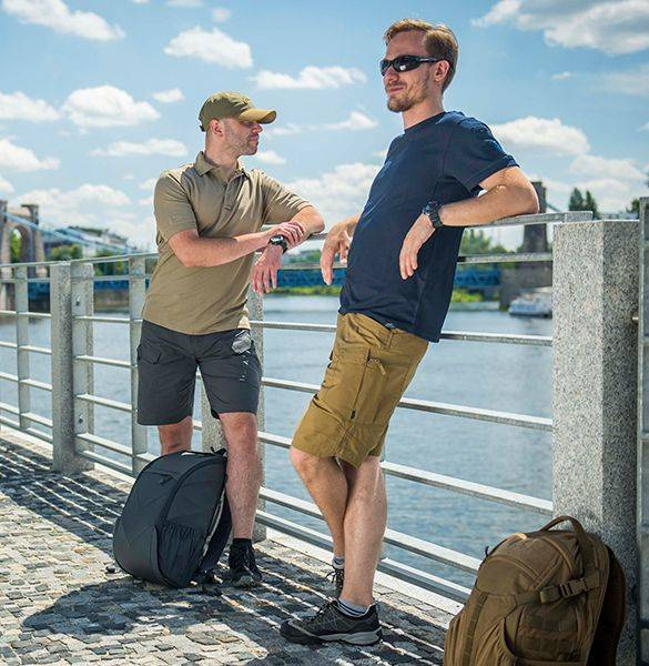 URBAN TACTICAL SHORTS - UTS - POLYCOTTON RIPSTOP - Helikon-Tex - US WOODLAND