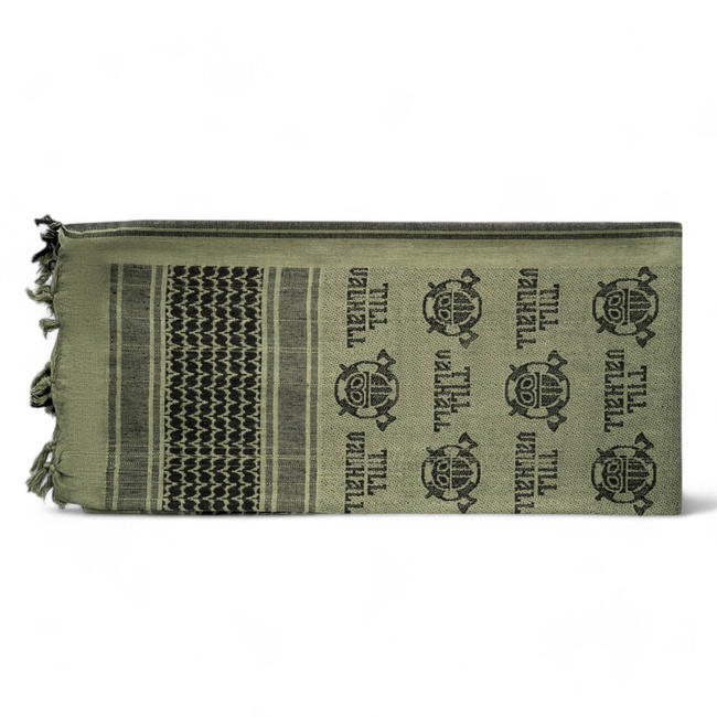 SHEMAGH SCARF - TIL VALHALL - OLIVE/BLACK - M-TAC
