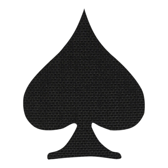 PATCH SPADES LASER CUT - BLACK - M-TAC