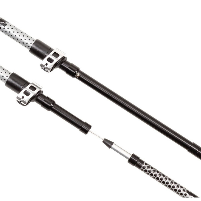 ALUMINIUM TREKKING POLES - "HAIDEL" - FOLDABLE - FOAM HANDLE - FOX OUTDOOR®