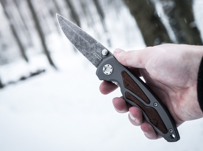 Böker Leopard-Damascus I Pocketknife