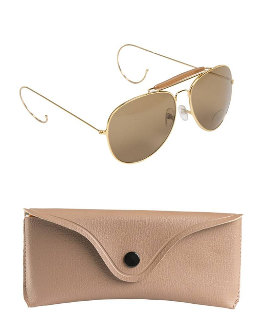 Af Brown Lenses Sunglasses With Case