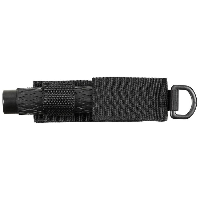 TELESCOPIC METAL BATON - 16.5 CM - 41 CM - BLACK - WITH NYLON ETUI - MFH