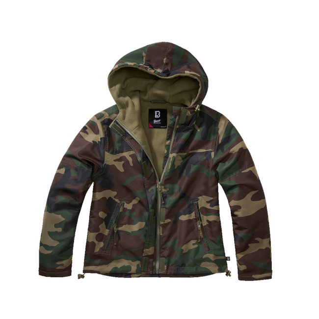 LADIES JACKET - FRONTZIP WINDBREAKER -  WOODLAND - BRANDIT