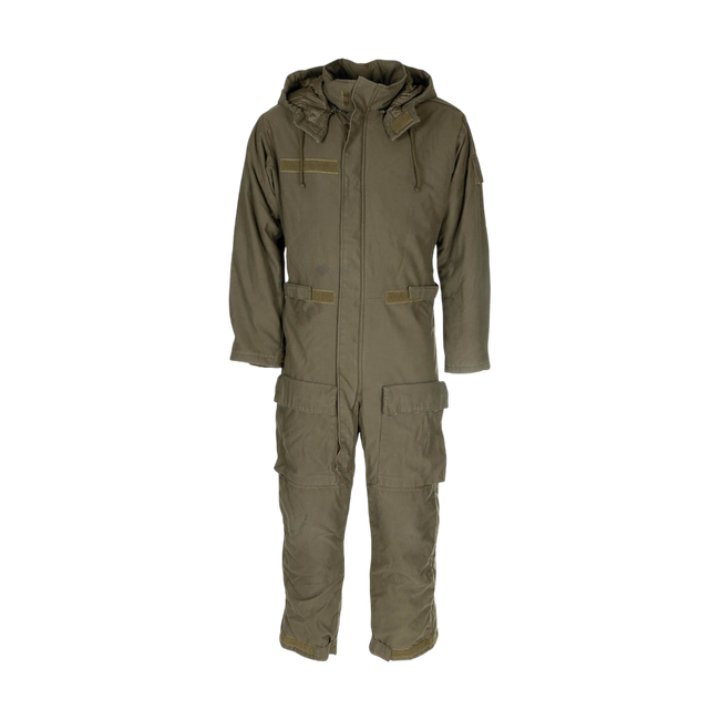 Military hooded coveralls - Austrian Army surplus - OD green - Like new 