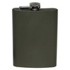 Hip Flask - 8 OZ - Stainless Steel - Olive Green - MFH