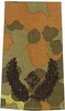 GERMAN ARMY FLECKTARN CAMO/BLACK SHOULDER LOOPS ´MAJOR´