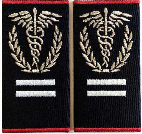Embroidered chief medic guard SMURD Badge (custom message) 