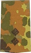 GERMAN ARMY FLECKTARN CAMO/BLACK SHOULDER LOOPS ´OBERLEUTNANT´