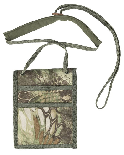 Mandra Wood Black Neck Wallet