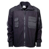 FLEECE-JACKET ZIPPER BLACK