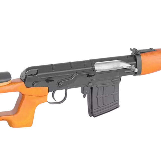 SVD AIRSOFT BOLT ACTION SNIPER RIFLE  - REAL WOOD - AGM