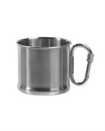500ML S/STEEL KARABINER CUP - MILTEC
