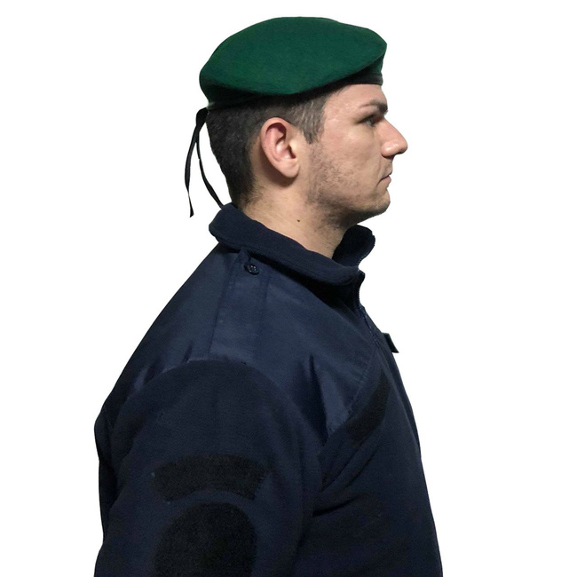 Beret with velcro Insignia - Green