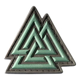 PATCH VALKNUT PVC - BLACK/OLIVE - M-TAC