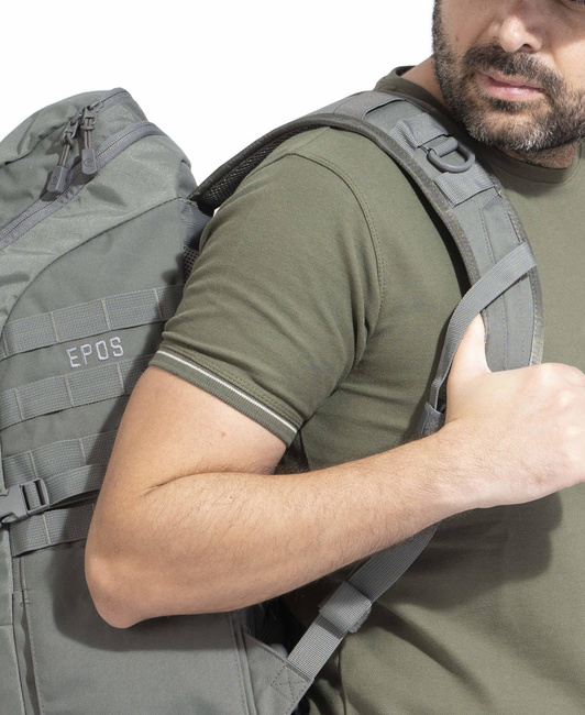 T-SHIRT - "LEVANTES CREWNECK STRIPES" - PENTAGON® - DAWN BLUE