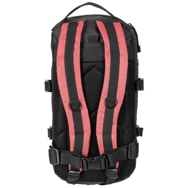 Bag, backpack - "Assault Travel" - 20 l - black/red