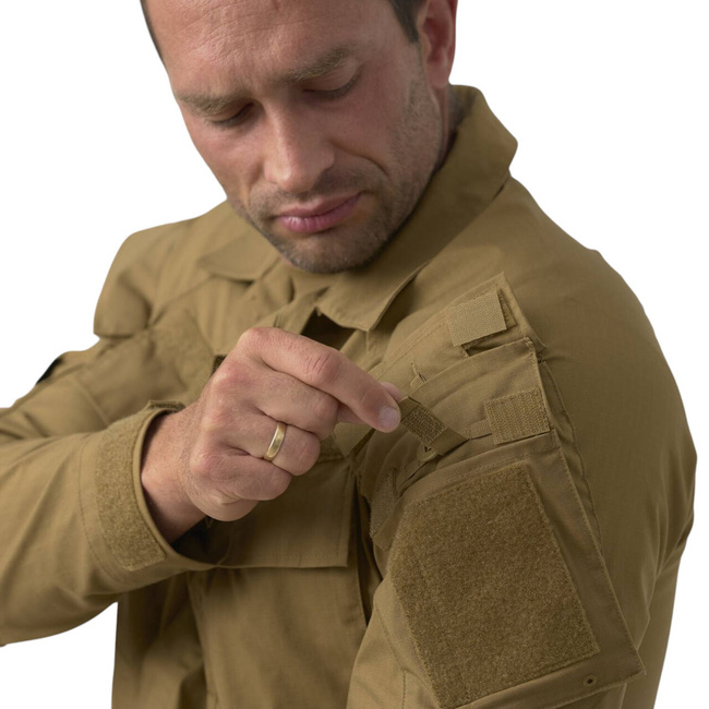 Modern uniform shirt - Raid - Polycotton Stretch Ripstop - Black - Helikon-Tex
