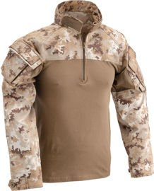 COTTON COMBAT SHIRT - DESERT VEGETATO