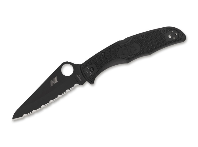 PACIFIC SALT POCKET KNIFE - ALL BLACK - SPYDERCO