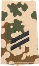GERMAN ARMY TROPICAL CAMO/BLACK SHOULDER LOOPS ´OBERGEFREITER´