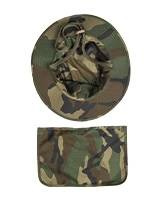 BRITISH BOONIE HAT WITH NECK FLAP - RIPSTOP - Mil-Tec - WOODLAND