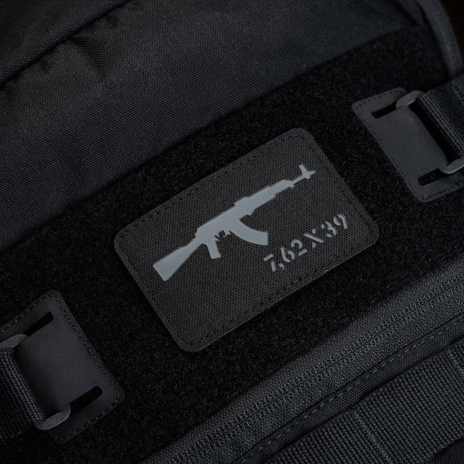 AKM PATCH 7,62 x 39 LASER CUT - BLACK/GREY - M-TAC