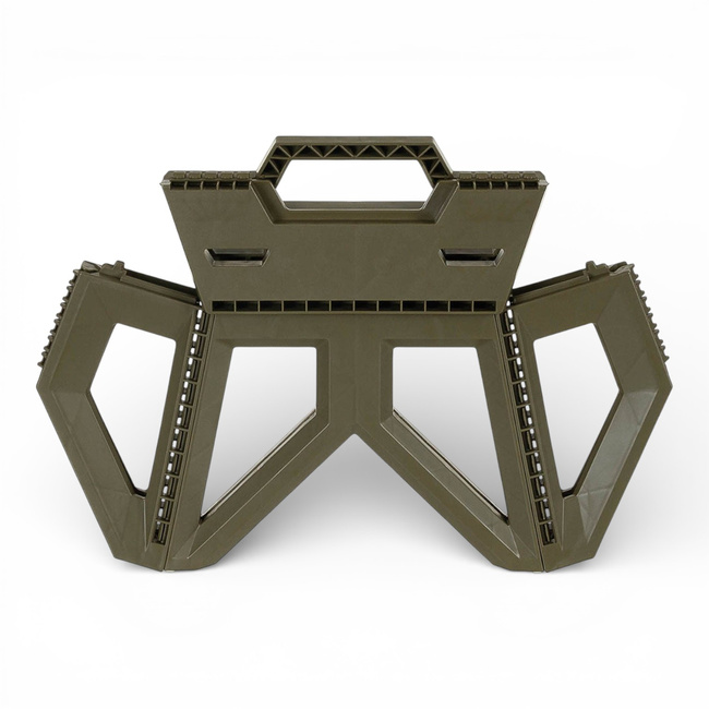 Foldable Camping Stool, Height approx. 24 cm - OD Green - Fox Outdoor