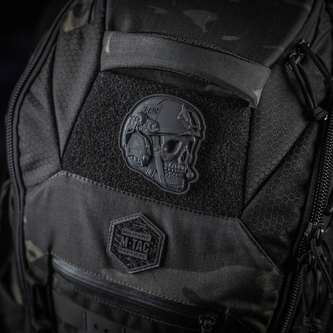 OPERATOR SKULL PATCH - 3D PVC - BLACK - M-TAC