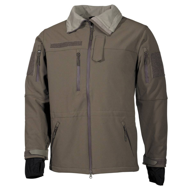 SOFT SHELL JACKET "HIGH DEFENCE" - OD GREEN - MFH