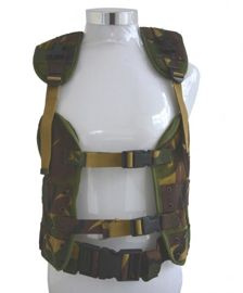 LOAD BEARING TACTICAL VEST - DUTCH ARMY - DPM CAMO - USED