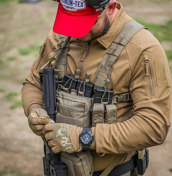 LONG SLEEVE POLO SHIRT - "RANGE®" - Helikon Tex® - COYOTE