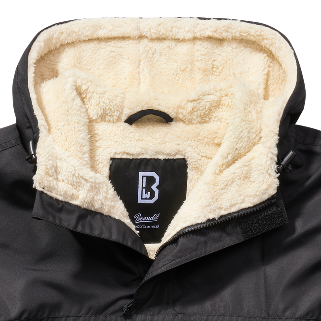 WINDBREAKER SHERPA - BLACK - BRANDIT
