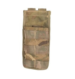 BRITISH SA80 1/MAGAZINE BELT POUCH - CAMO - USED