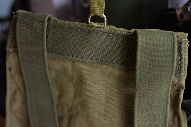 Military Olive Rare Romanian Retro Rucksack- Vintage - good condition