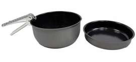 3-PIECE COOKING SET - MILITARY SURPLUS FROM THE DUTCH ARMY - LIKE NEW